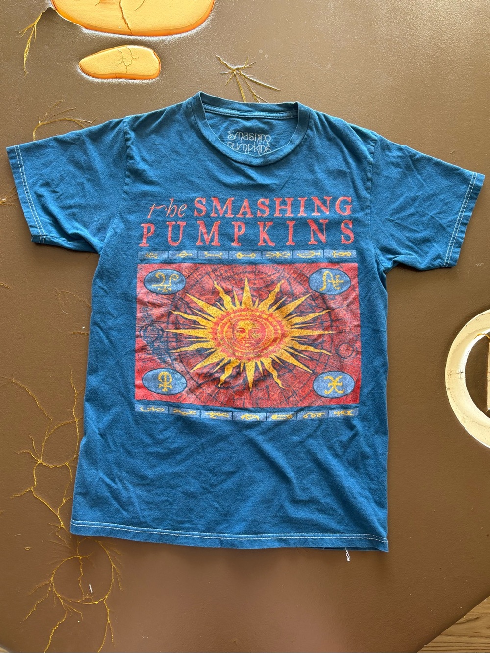 The Smashing Pumpkins Short Sleeve Graphic Tee in Blue